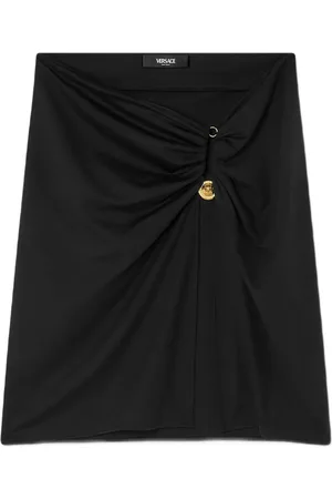 VERSACE Safety Pin cover-up skirt