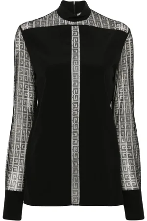 Givenchy 4G-pattern silk blouse