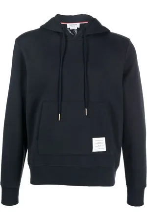 Thom Browne Logo-patch hoodie