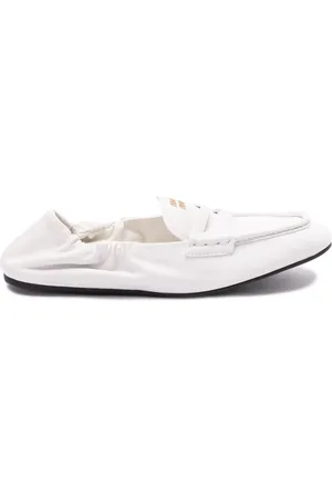 Miu Miu Logo penny loafers