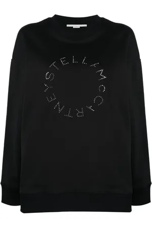 Stella McCartney Rhinestone-embellished logo sweatshirt