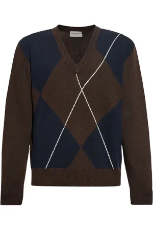 OFFICINE GENERALE Argyle-pattern jumper