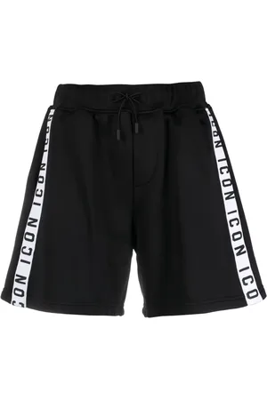 Dsquared2 Icon-stripe drawstring shorts