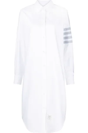 Thom Browne 4-Bar cotton shirt dress