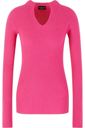 Giorgio Armani V-neck ribbed jumper