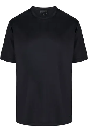 Emporio Armani Logo-embroidered cotton T-shirt