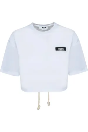 Msgm Cropped T-shirt