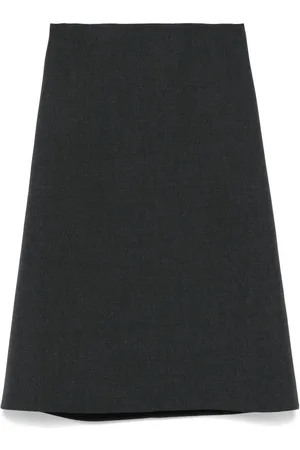Jil Sander A-line midi skirt