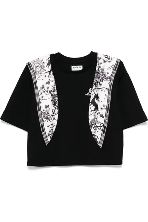 Musium Div. Logo-embroidered T-shirt