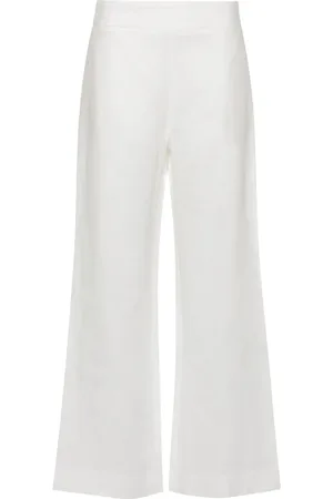 ERMANNO SCERVINO Straight-leg linen trousers