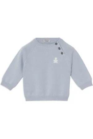 Brunello Cucinelli Teddy bear-motif cashmere jumper