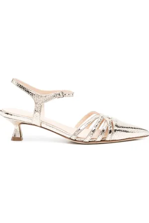 ANNA F. 45mm leather pumps