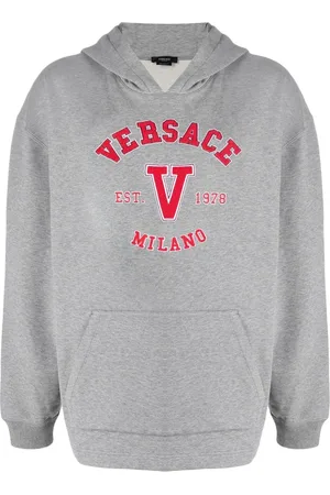 VERSACE Appliqu?? logo hoodie