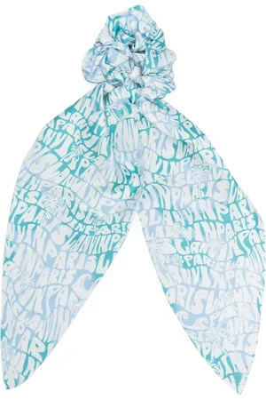 Lanvin Logo-print knot-detailed scrunchie