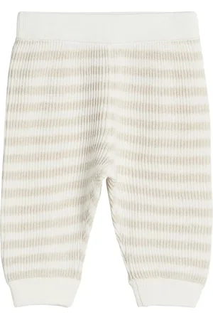 Brunello Cucinelli Striped knitted trousers