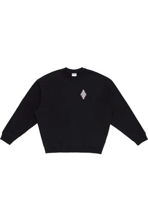 MARCELO BURLON Optical Cross cotton sweatshirt