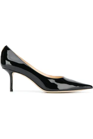Jimmy Choo Logo plaque pumps
