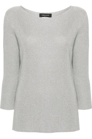 Fabiana Filippi Metallic-threading jumper