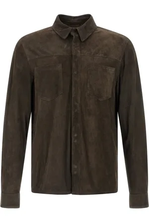 GIORGIO BRATO Suede shirt