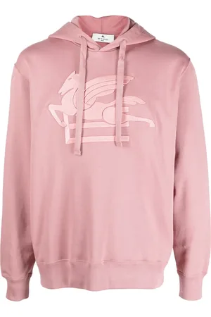 Etro Logo-embroidered cotton hoodie