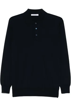 Cruciani Fine-ribbed polo shirt