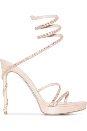 RENE CAOVILLA Crystal-embellished 120mm stiletto sandals