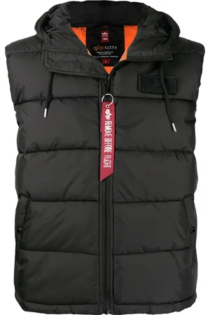 Alpha Industries Logo-patch padded gilet