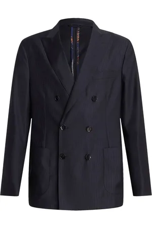 Etro Pinstripe-pattern double-breasted blazer