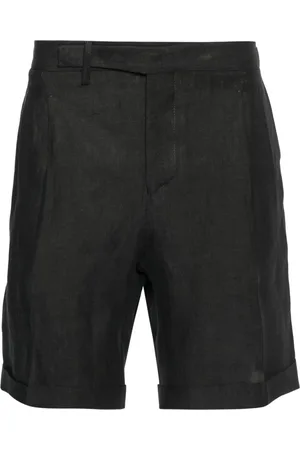 BRIGLIA Linen tailored shorts