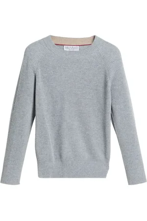 Brunello Cucinelli Cotton ribbed-knit jumper
