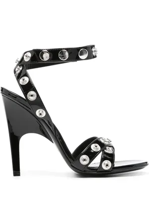 The Attico Cosmo 105mm faux-leather sandals