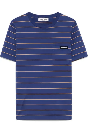 Miu Miu Striped T-shirt
