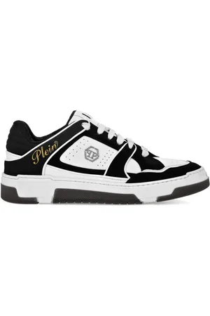 Philipp Plein Leather-panelled sneakers