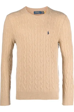 Ralph Lauren Polo Pony-motif cable-knit jumper