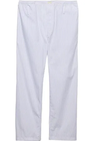 Prada Striped poplin trousers