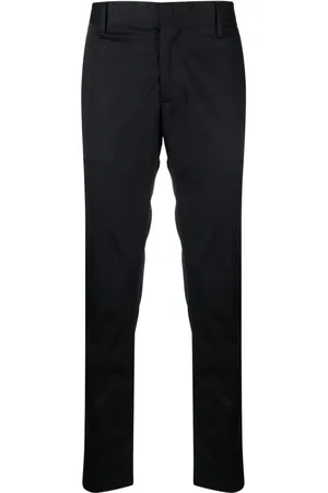 Emporio Armani Mid-rise tapered-leg chinos