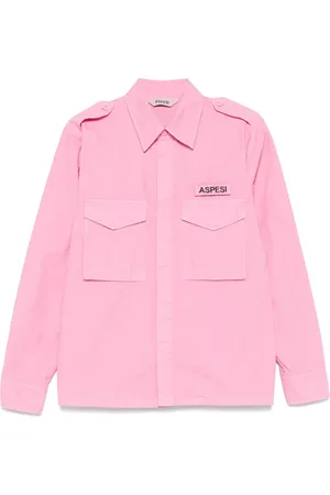 Aspesi Detachable-logo shirt