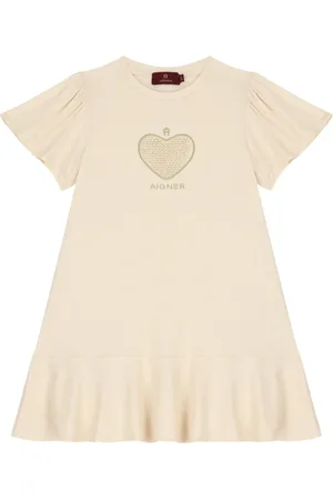 Aigner Heart-detail short-sleeve dress