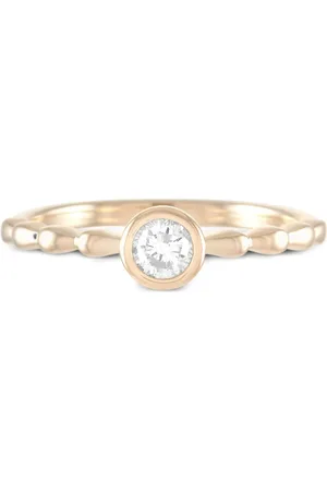 LB Exclusive 14K gold diamond ring