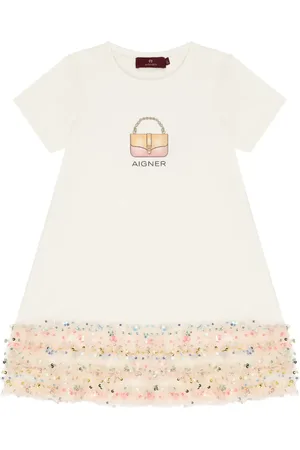 Aigner Sequin-detailing dress