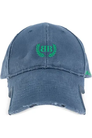 Balenciaga Distressed-effect baseball cap