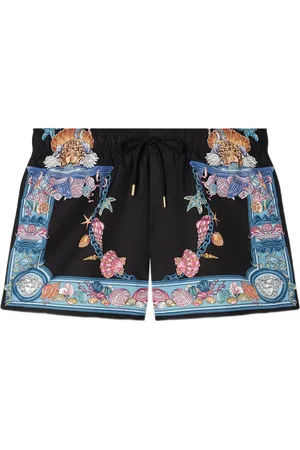 VERSACE Coral Theatre swim shorts