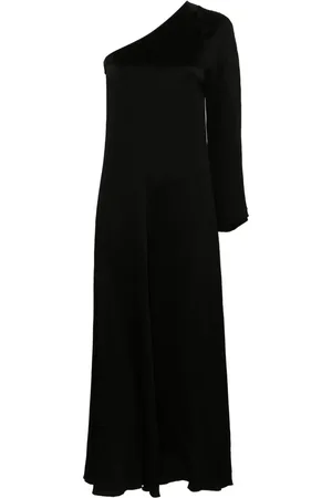 FORTE FORTE One-shoulder crinkled maxi dress