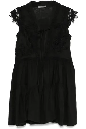 Maurizio Mykonos Lace-detail mini dress