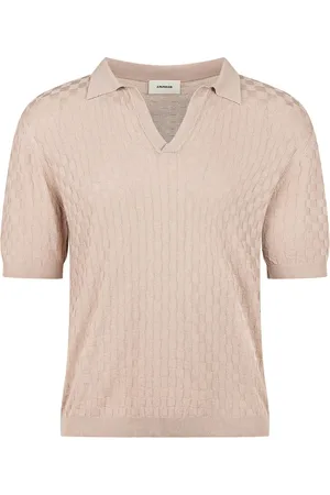 A PAPER KID Knitted polo shirt