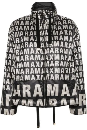 Max Mara Bilogo logo-print reversible jacket