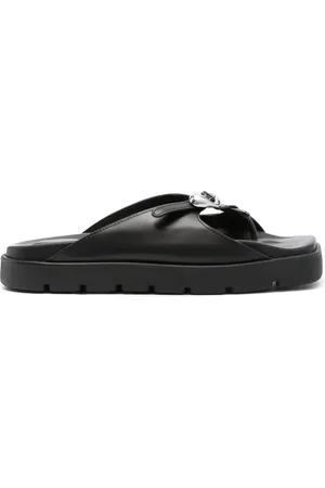 Alexander Wang Dome logo-buckle sandals