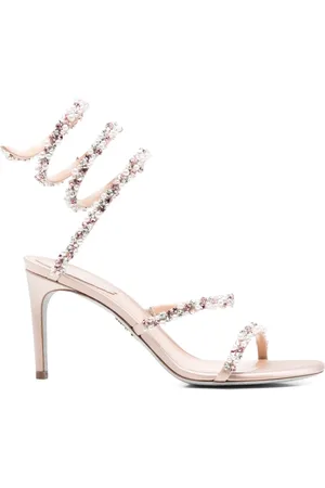 RENE CAOVILLA 80mm crystal-embellished sandals