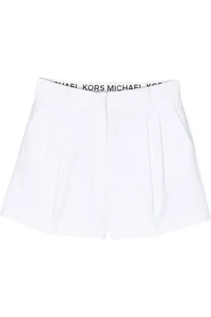 Michael Kors Crepe pleated shorts