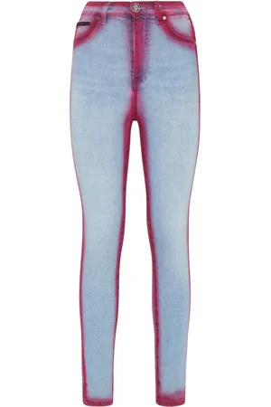 Philipp Plein Super Fluo high-rise jeggings